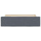 vidaXL Bed Drawers 2 pcs Dark Grey Engineered Wood and Velvet