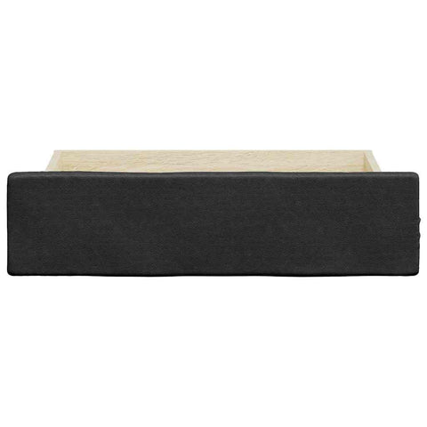 vidaXL Bed Drawers 2 pcs Black Engineered Wood and Faux Leather