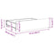 vidaXL Bed Storage Drawers 2 pcs Dark Grey Engineered Wood and Velvet