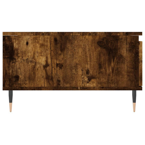 vidaXL Coffee Table Smoked Oak 90x60x35 cm Engineered Wood