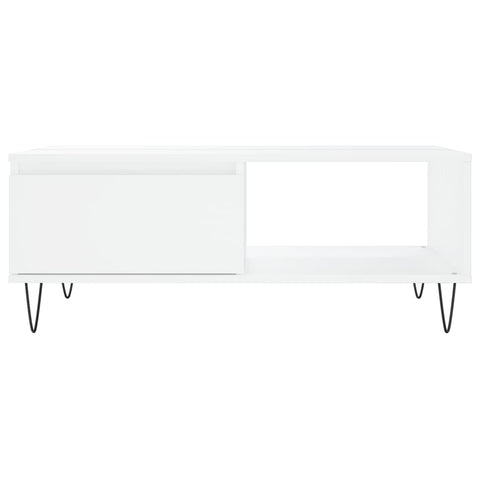 vidaXL Coffee Table White 90x60x35 cm Engineered Wood