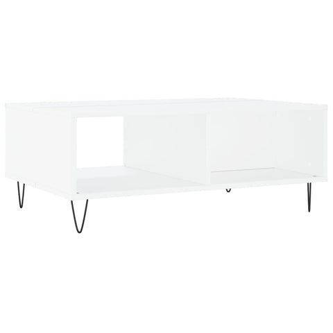 vidaXL Coffee Table White 90x60x35 cm Engineered Wood
