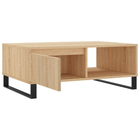 vidaXL Coffee Table Sonoma Oak 90x60x35 cm Engineered Wood