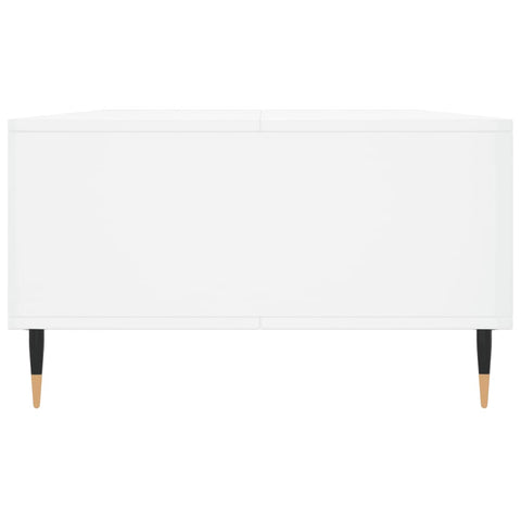 vidaXL Coffee Table High Gloss White 104x60x35 cm Engineered Wood