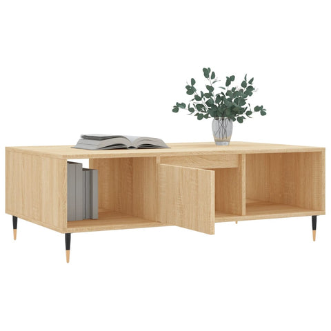 vidaXL Coffee Table Sonoma Oak 104x60x35 cm Engineered Wood