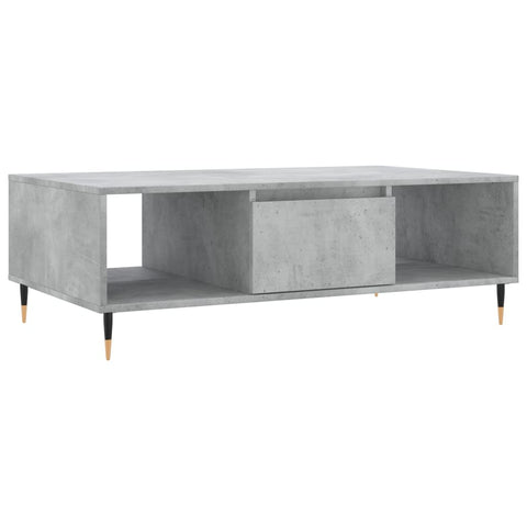 vidaXL Coffee Table Concrete Grey 104x60x35 cm Engineered Wood