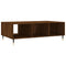vidaXL Coffee Table Brown Oak 104x60x35 cm Engineered Wood