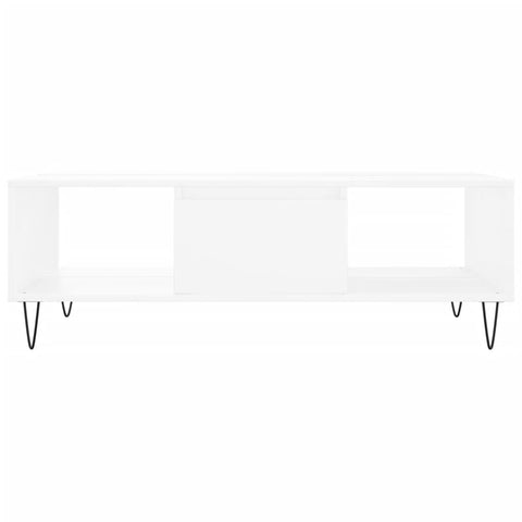 vidaXL Coffee Table White 104x60x35 cm Engineered Wood