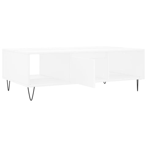 vidaXL Coffee Table White 104x60x35 cm Engineered Wood