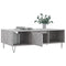 vidaXL Coffee Table Grey Sonoma 104x60x35 cm Engineered Wood