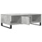 vidaXL Coffee Table Concrete Grey 104x60x35 cm Engineered Wood
