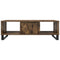 vidaXL Coffee Table Smoked Oak 104x60x35 cm Engineered Wood