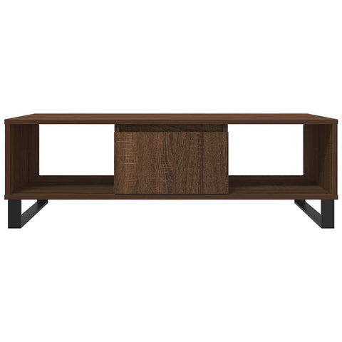 vidaXL Coffee Table Brown Oak 104x60x35 cm Engineered Wood