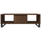 vidaXL Coffee Table Brown Oak 104x60x35 cm Engineered Wood