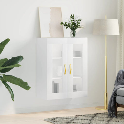 vidaXL Wall Mounted Cabinet White 69.5x34x90 cm