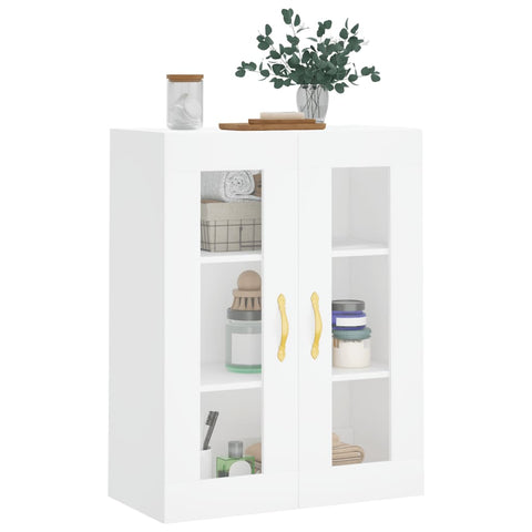 vidaXL Wall Mounted Cabinet White 69.5x34x90 cm