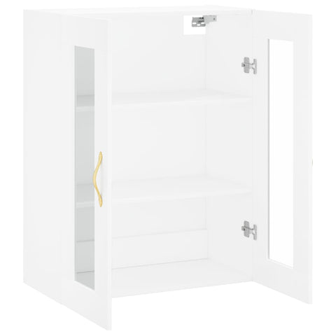 vidaXL Wall Mounted Cabinet White 69.5x34x90 cm