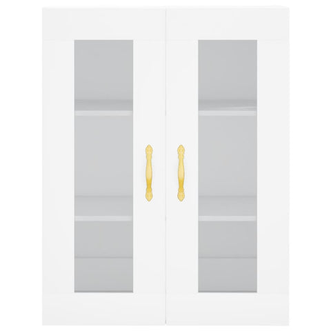 vidaXL Wall Mounted Cabinet White 69.5x34x90 cm