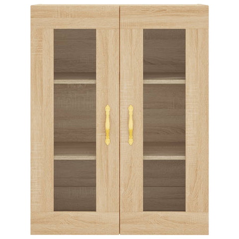 vidaXL Wall Mounted Cabinet Sonoma Oak 69.5x34x90 cm