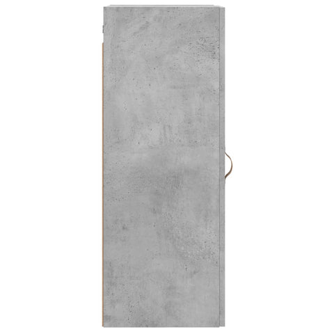 vidaXL Wall Mounted Cabinet Concrete Grey 34.5x34x90 cm