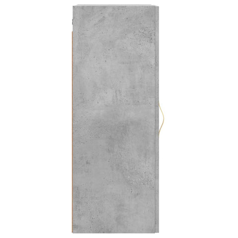 vidaXL Wall Mounted Cabinet Concrete Grey 34.5x34x90 cm