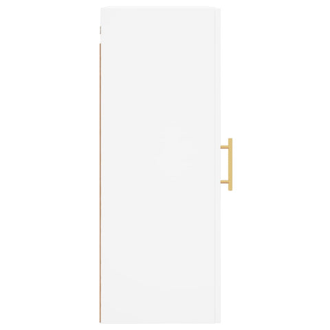 vidaXL Wall Mounted Cabinet White 34.5x34x90 cm