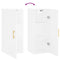 vidaXL Wall Mounted Cabinet White 34.5x34x90 cm