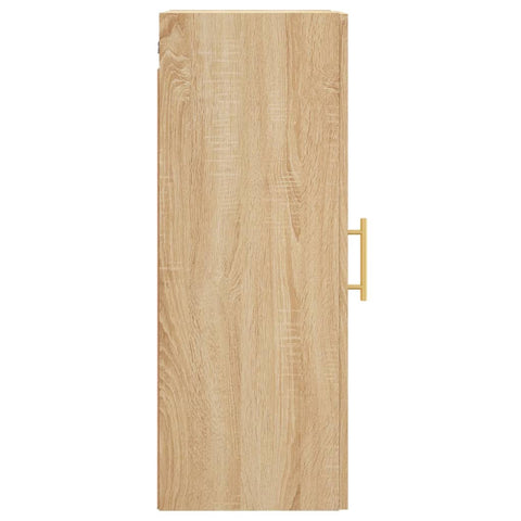 vidaXL Wall Mounted Cabinet Sonoma Oak 34.5x34x90 cm