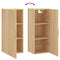 vidaXL Wall Mounted Cabinet Sonoma Oak 34.5x34x90 cm