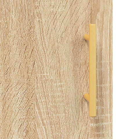 vidaXL Wall Mounted Cabinet Sonoma Oak 34.5x34x90 cm