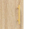 vidaXL Wall Mounted Cabinet Sonoma Oak 34.5x34x90 cm