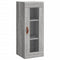 vidaXL Wall Mounted Cabinet Grey Sonoma 34.5x34x90 cm
