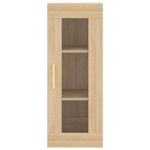 vidaXL Wall Mounted Cabinet Sonoma Oak 34.5x34x90 cm