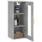 vidaXL Wall Mounted Cabinet Concrete Grey 34.5x34x90 cm
