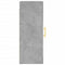 vidaXL Wall Mounted Cabinet Concrete Grey 34.5x34x90 cm
