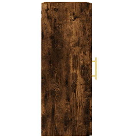 vidaXL Wall Mounted Cabinet Smoked Oak 34.5x34x90 cm