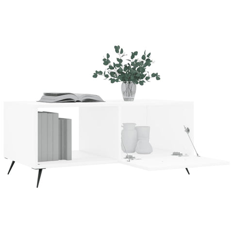 vidaXL Coffee Table White 90x50x40 cm Engineered Wood