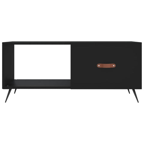 vidaXL Coffee Table Black 90x50x40 cm Engineered Wood
