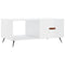 vidaXL Coffee Table High Gloss White 90x50x40 cm Engineered Wood