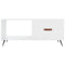 vidaXL Coffee Table High Gloss White 90x50x40 cm Engineered Wood