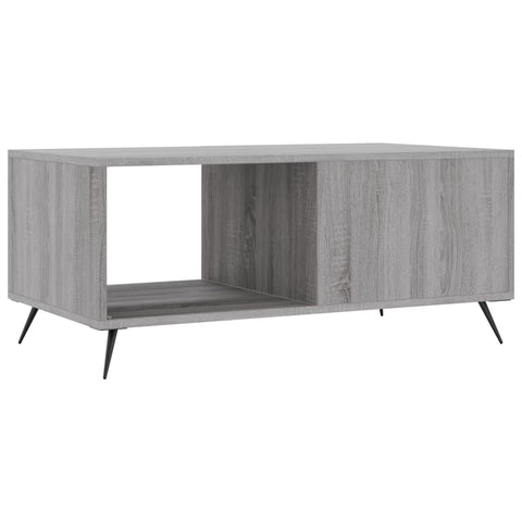vidaXL Coffee Table Grey Sonoma 90x50x40 cm Engineered Wood