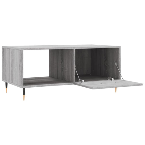vidaXL Coffee Table Grey Sonoma 90x50x40 cm Engineered Wood