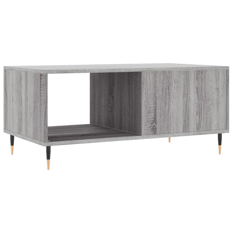 vidaXL Coffee Table Grey Sonoma 90x50x40 cm Engineered Wood