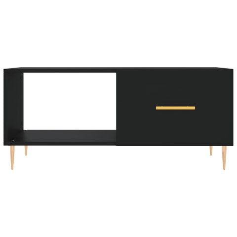 vidaXL Coffee Table Black 90x50x40 cm Engineered Wood