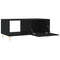 vidaXL Coffee Table Black 90x50x40 cm Engineered Wood