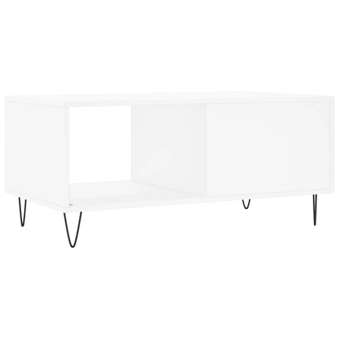 vidaXL Coffee Table White 90x50x40 cm Engineered Wood