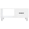vidaXL Coffee Table High Gloss White 90x50x40 cm Engineered Wood