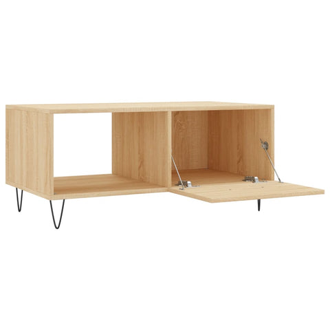 vidaXL Coffee Table Sonoma Oak 90x50x40 cm Engineered Wood