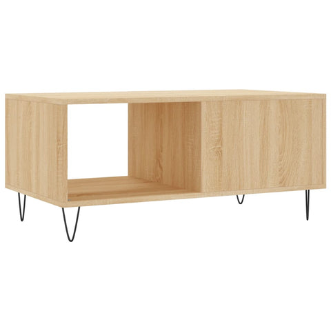 vidaXL Coffee Table Sonoma Oak 90x50x40 cm Engineered Wood