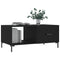 vidaXL Coffee Table Black 90x50x40 cm Engineered Wood